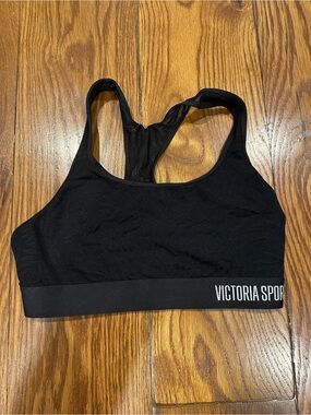Black Racerback Sports Bra